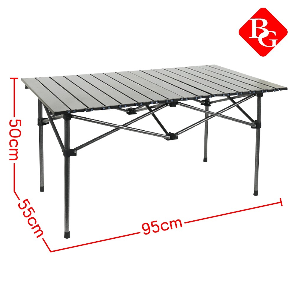 Mô tả BG-  Bàn cắm trại gấp màu đen, đa năng, dễ mang theo, dã ngoại, TSDcó nhiều kích thước 53 95 120 cm - 7