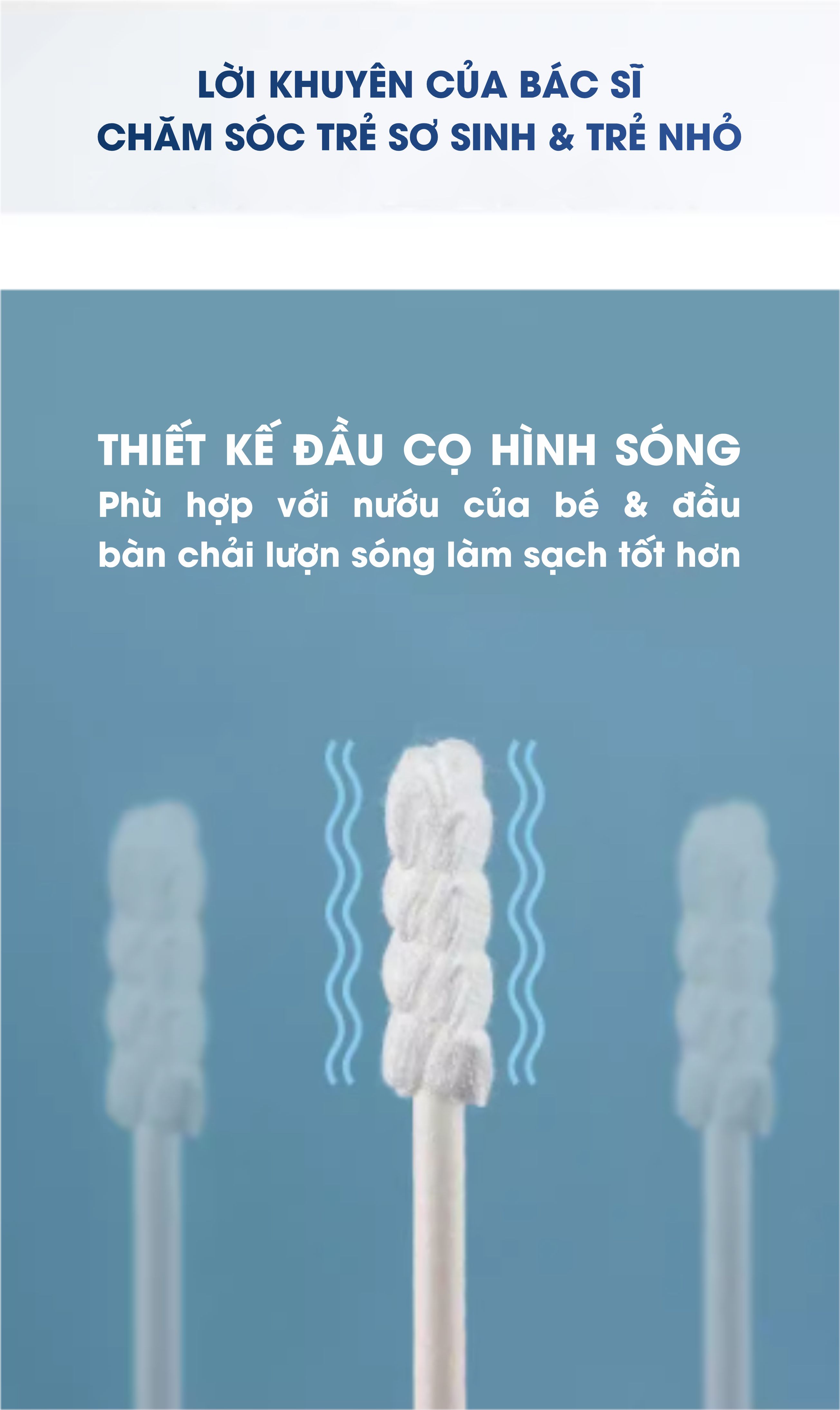 Mô tả Hộp 30 Que Gạc Rơ Lưỡi Cho Bé Sơ Sinh & Trẻ Nhỏ EmmaKids Siêu Mềm, Làm Sạch Dịu Nhẹ, An Toàn, Tiện Lợi IQKAO - 3
