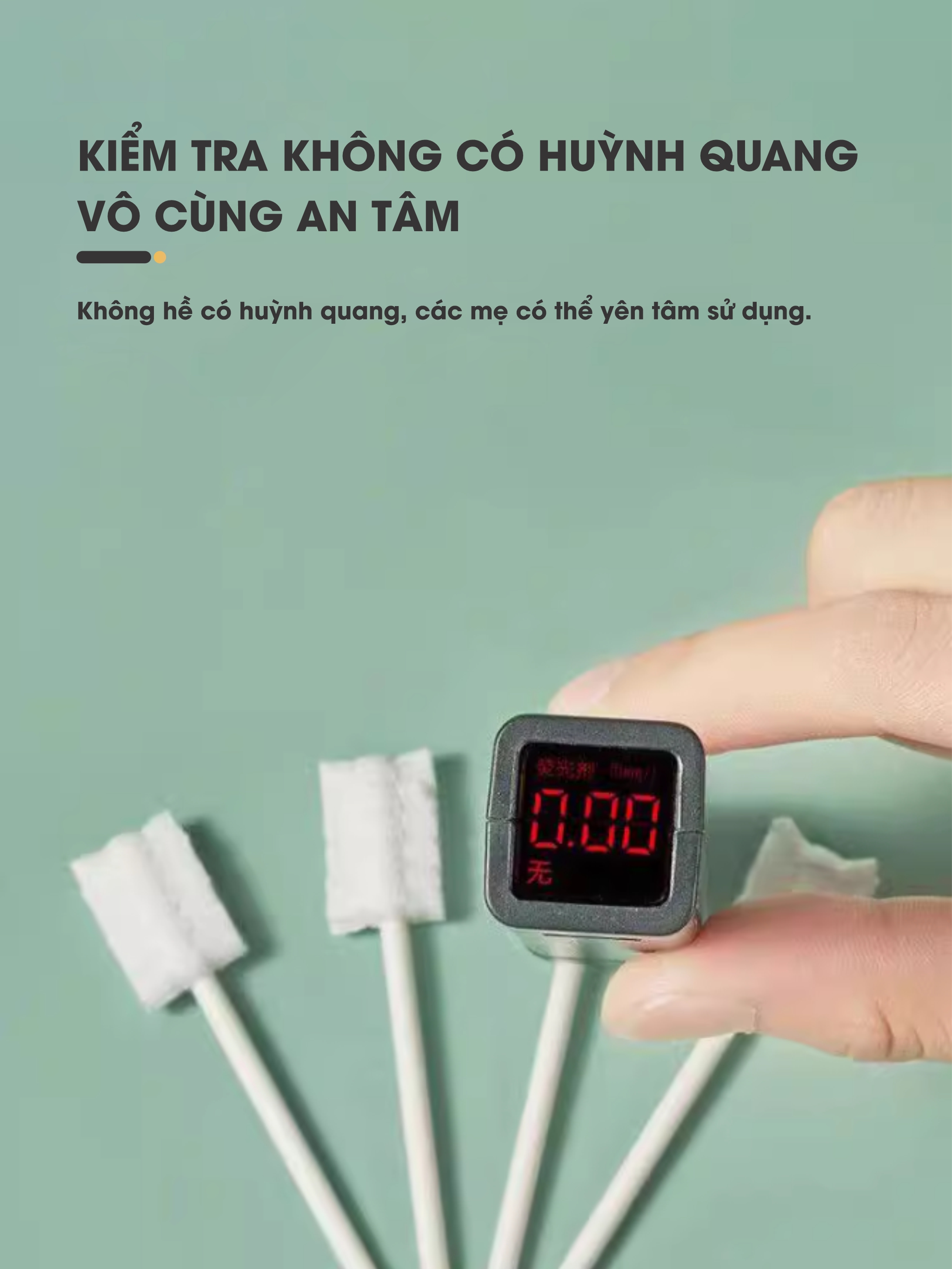 Mô tả Hộp 30 Que Gạc Rơ Lưỡi Cho Bé Sơ Sinh & Trẻ Nhỏ EmmaKids Siêu Mềm, Làm Sạch Dịu Nhẹ, An Toàn, Tiện Lợi IQKAO - 6