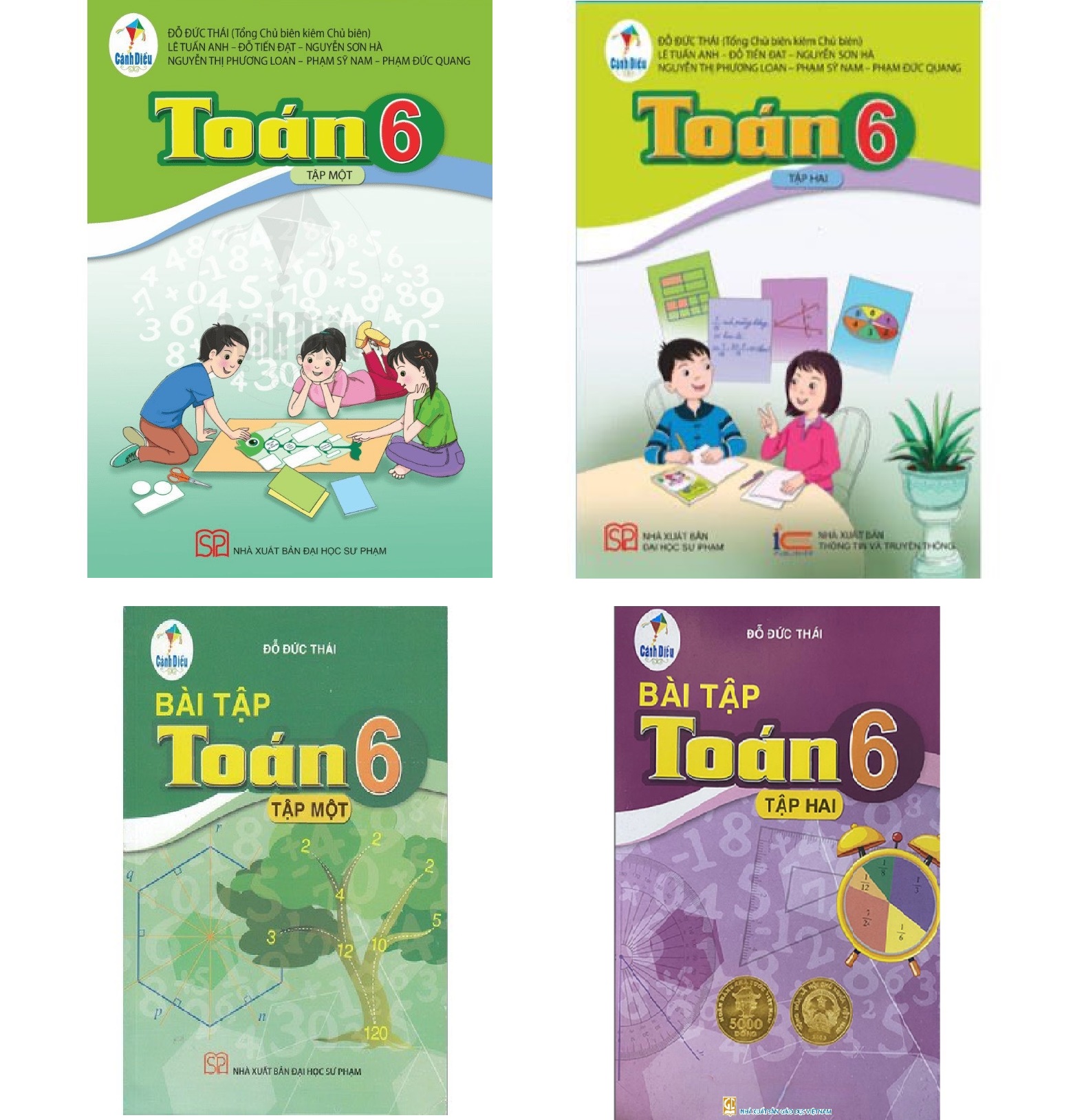 Mô tả Sách - Toán và bài tập toán lớp 6 /1+2 - chương trình cánh diều - bán kèm 1 quyển vở - 1