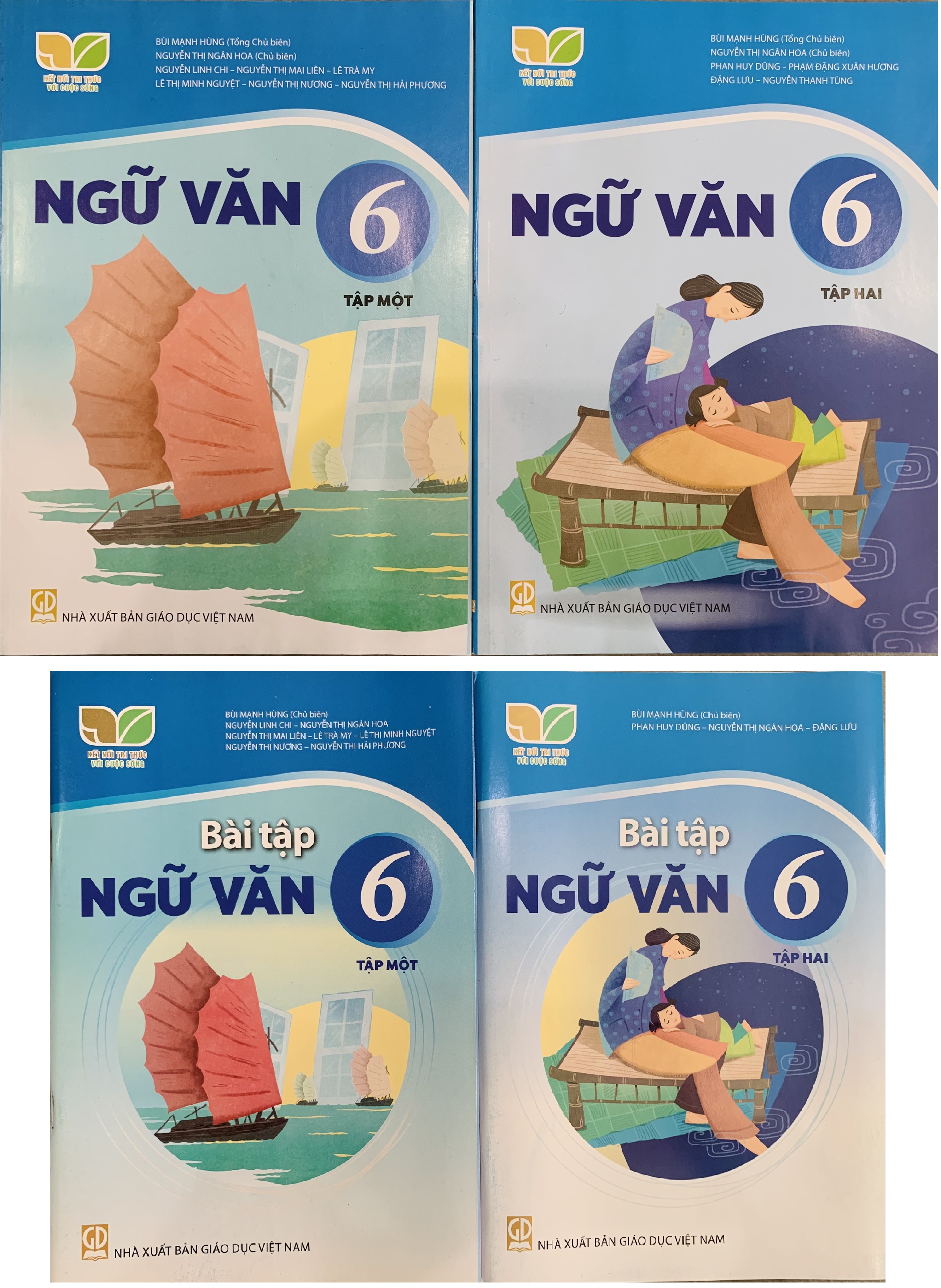 Mô tả Sách giáo khoa và bài tập văn lớp 6 /1+2 - kết nối + bán kèm 1 quyển vở - 1