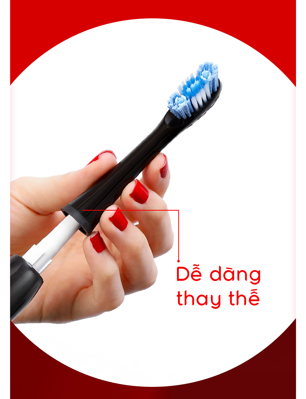 Mô tả Bộ 2 đầu thay bàn chải điện Colgate Optic White, hỗ trợ làm trắng răng (Không kèm bàn chải) - 4