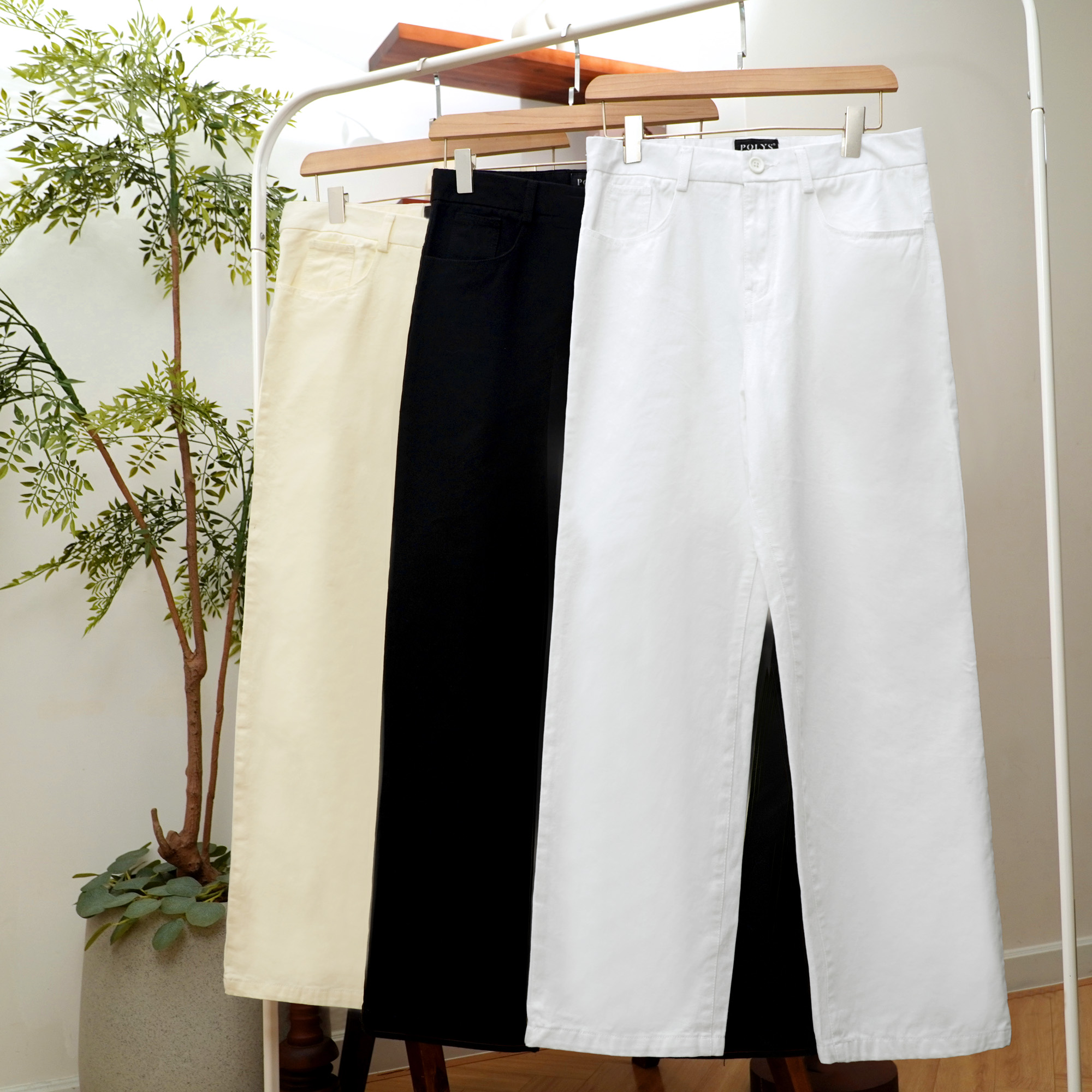 Mô tả Quần Dài Nam POYS, Quần Kaki Dài Form Straight Dáng Suông, Giãn 2 Chiều Dày Dặn, QUẦN KAKI DÀI POLYS - 1