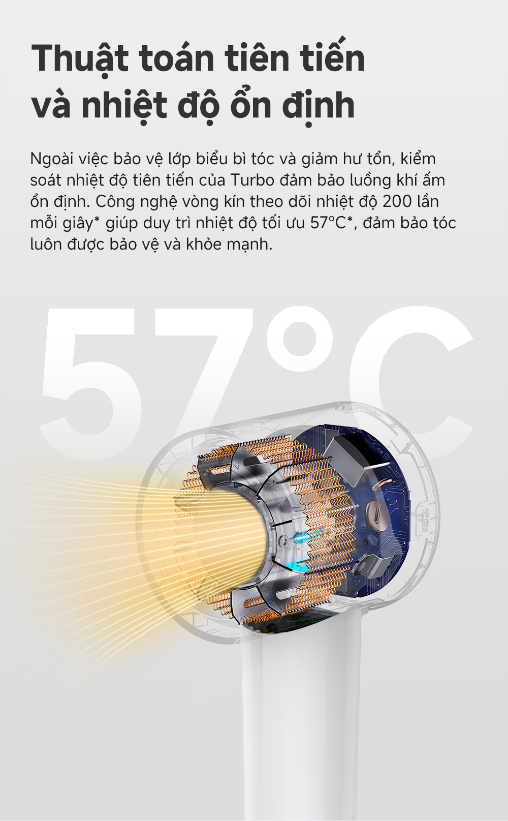 Mô tả Máy sấy tóc tốc độ cao Mova Turbo - Hàng chính hãng - Bảo hành 12 tháng - 5