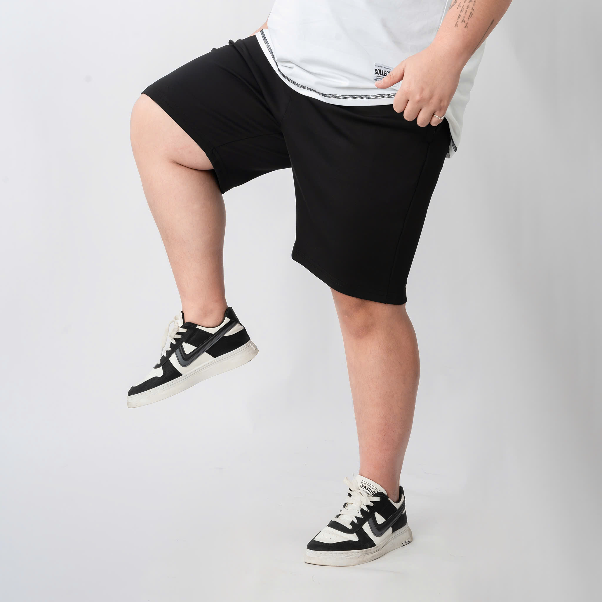 Mô tả Quần Sooc Thun Bigsize Nam 80-140kg - Thoáng Mát, Dễ Chịu - ST DEN TRON - 4
