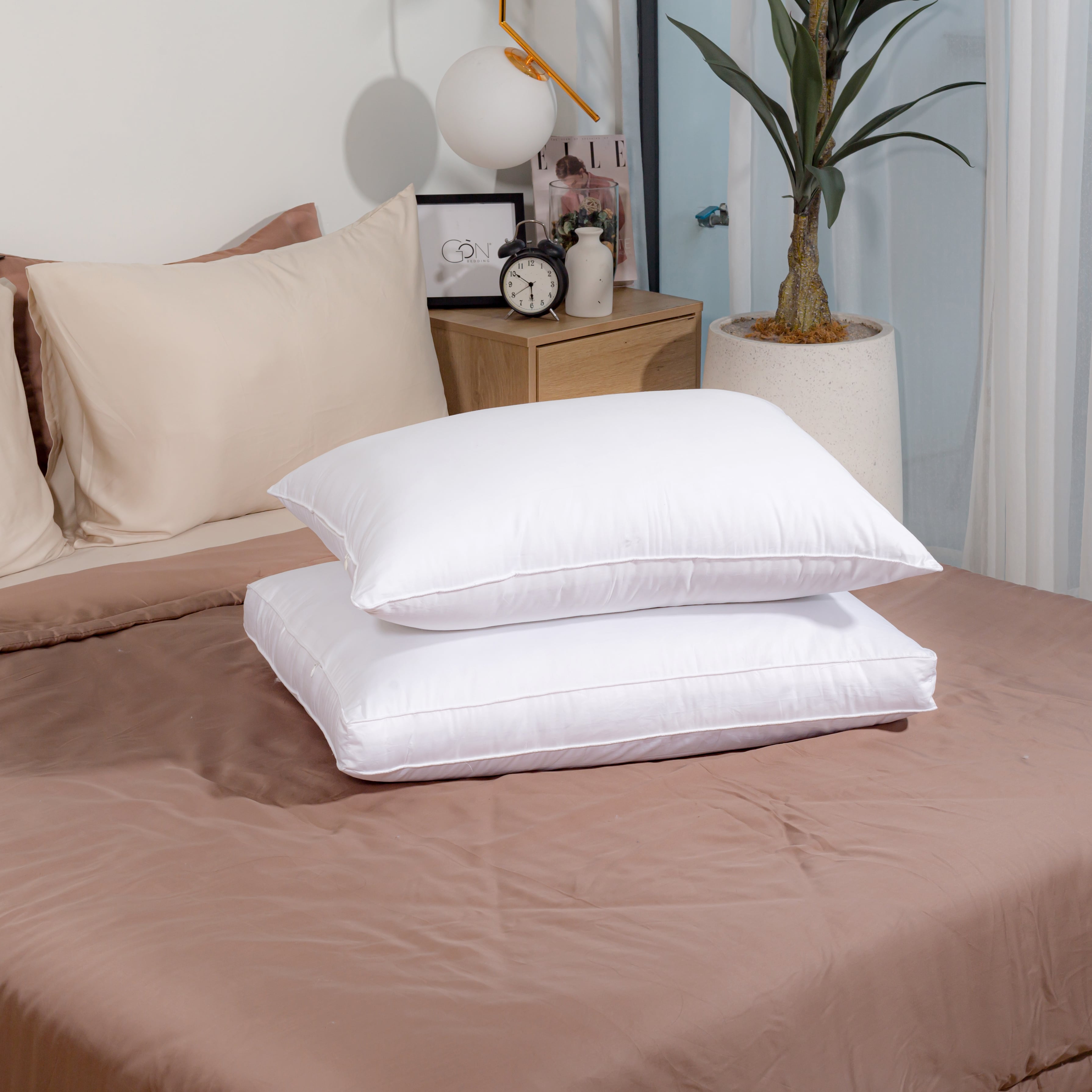 Mô tả Ruột Gối Nằm Gòn Lông Vũ Cao Cấp Gòn Bedding Lux. Choice 50x70cm - 1