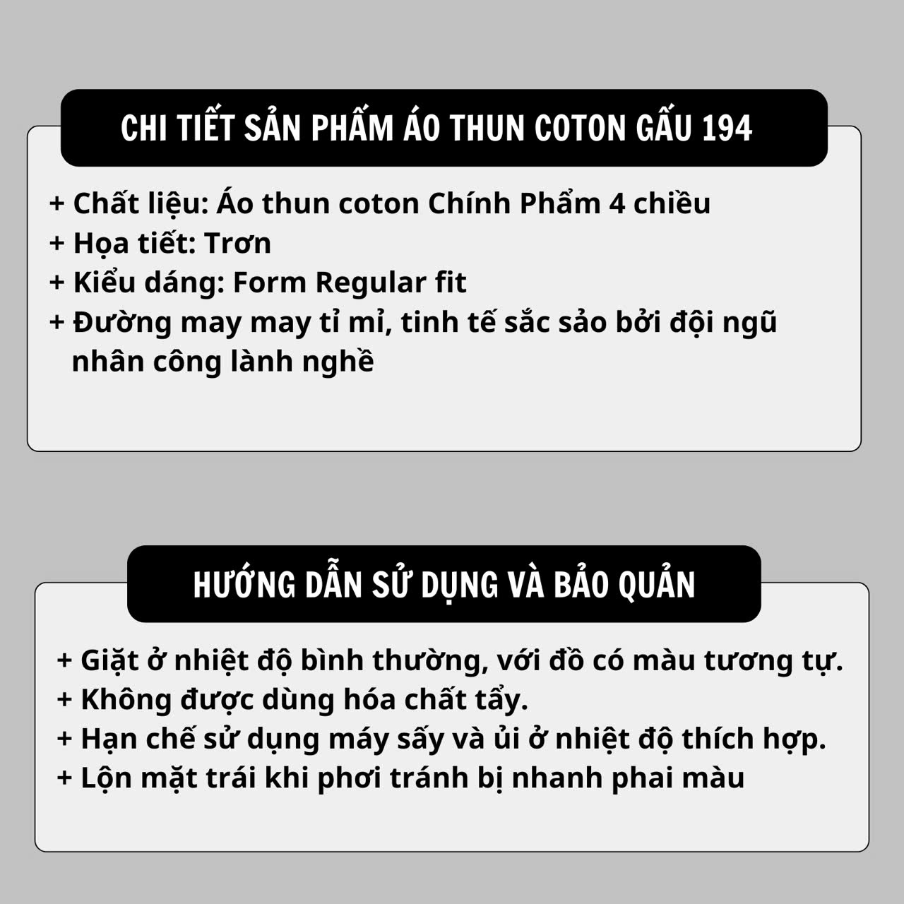 Mô tả Áo thun Gấu 194 phông trơn cổ tròn tay ngắn, vải Su xược mềm mịn, co dãn, from nhỏ - XUOC - 7