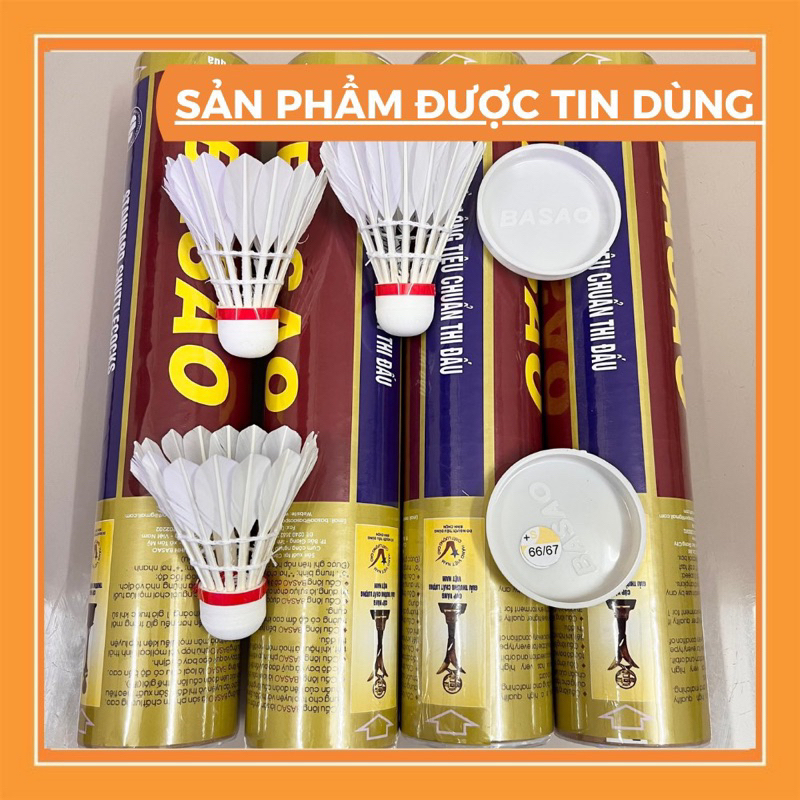 Mô tả Hộp Cầu Lông Ba Sao 10 Quả Chất Lượng Loại 1,Dành Cho Thi Đấu Và Tập Luyện (Hàng Việt Nam) - 4
