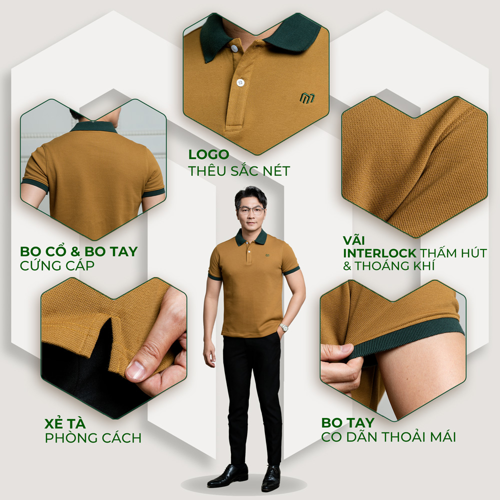 Áo polo nam Mixmen Y&G tổng quan