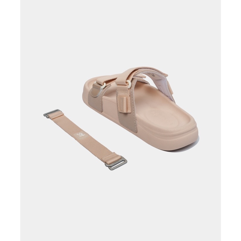 Mô tả Giày sandal nam nữ Shondo bánh mì Platy 5 khoen gài màu HỒNG PL57095 - 1