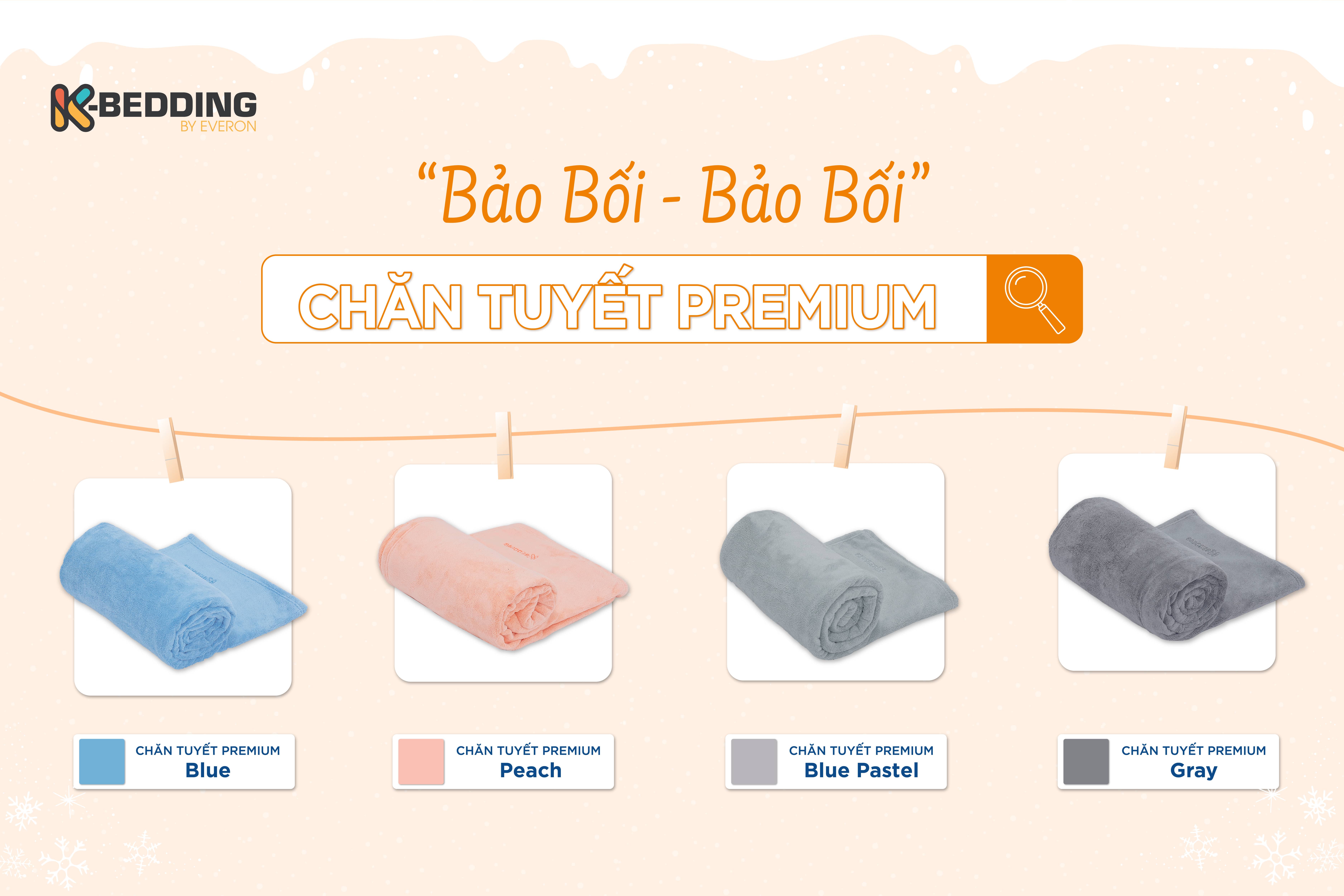 Mô tả Chăn Tuyết Cao Cấp K-Bedding By Everon mềm mịn, giữ nhiệt tốt 2 kích thước thích hợp bốn mùa - 1