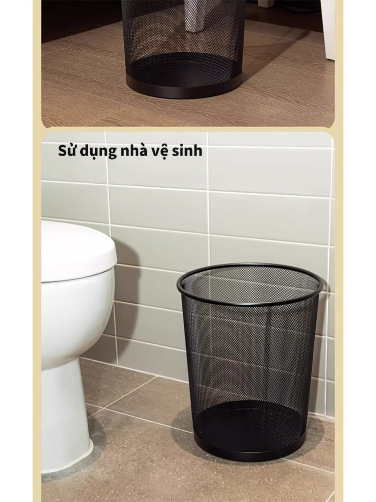 VOVOVA Thùng rác mini thùng rác thông minh Thùng rác dạng lưới Tặng túi ...