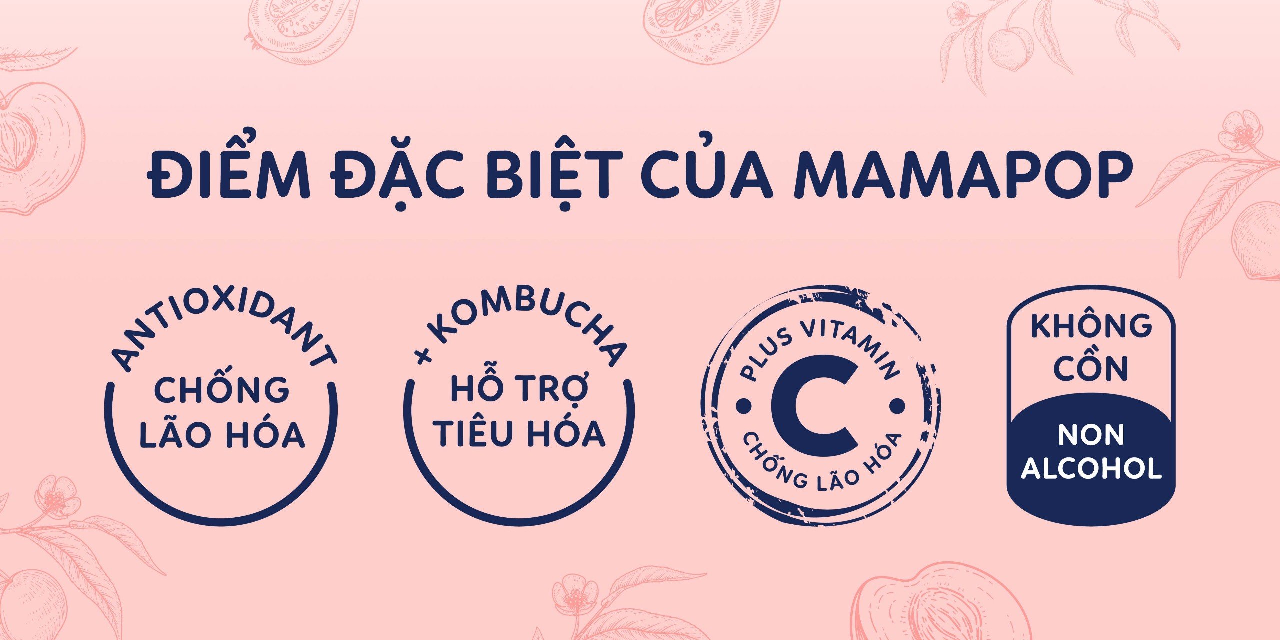Mô tả Thùng 12 lon nước trái cây sparkling MaMaPop mix 6 vị (330ml/lon) - 4