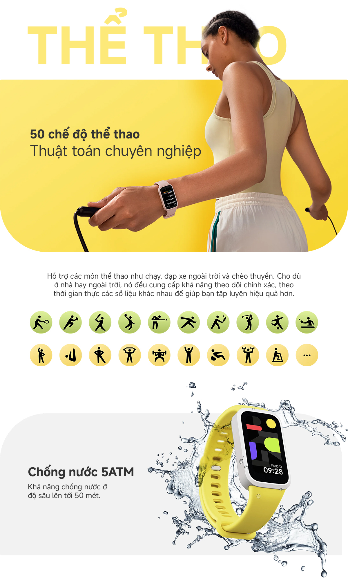 Xiaomi Miband 9 Active Thông báo
