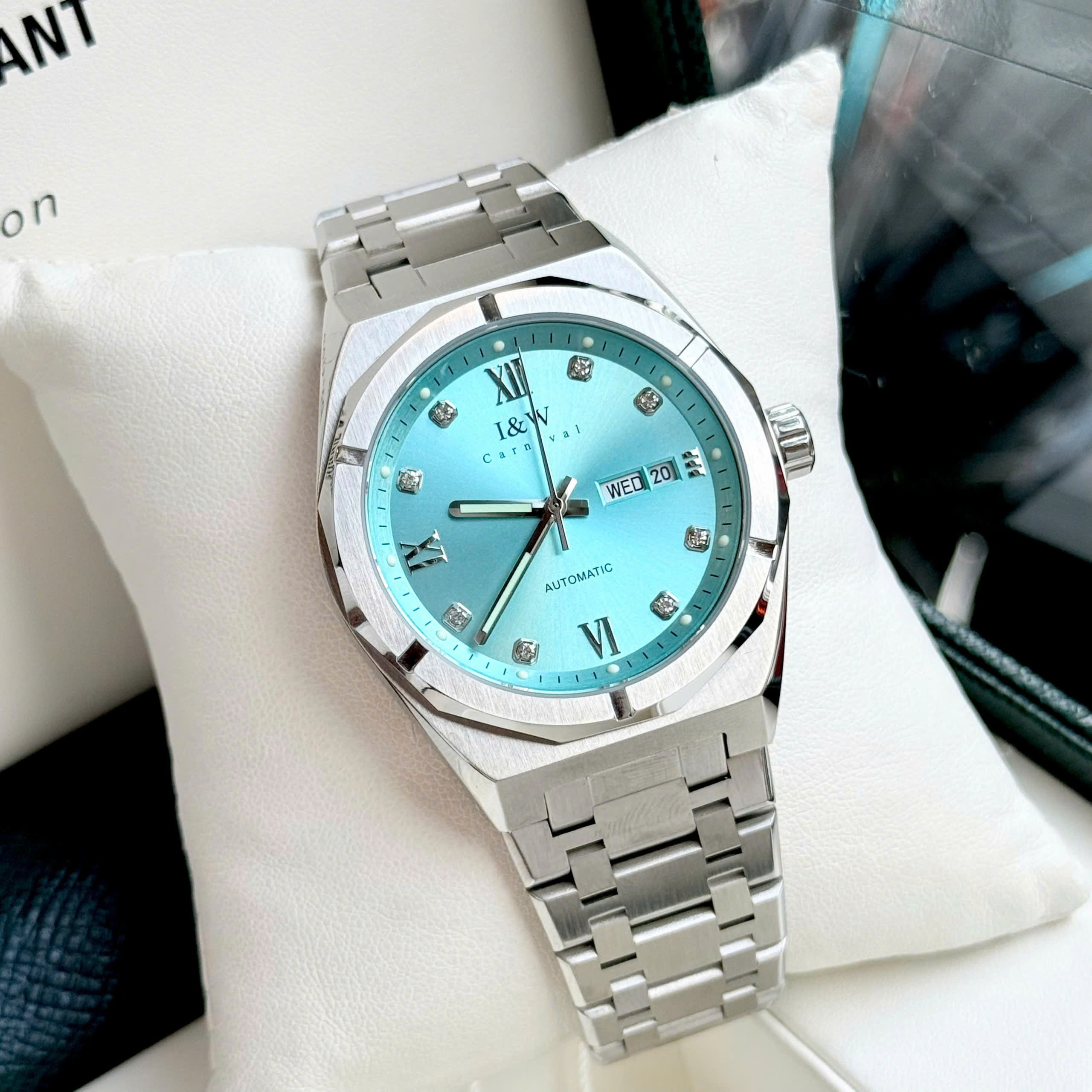 Mô tả Đồng Hồ Nam I&W Carnival 751G13 Chính Hãng Full Box Chống Nước Kính Chống Xước  Bh 5 Năm Máy Cơ - 2