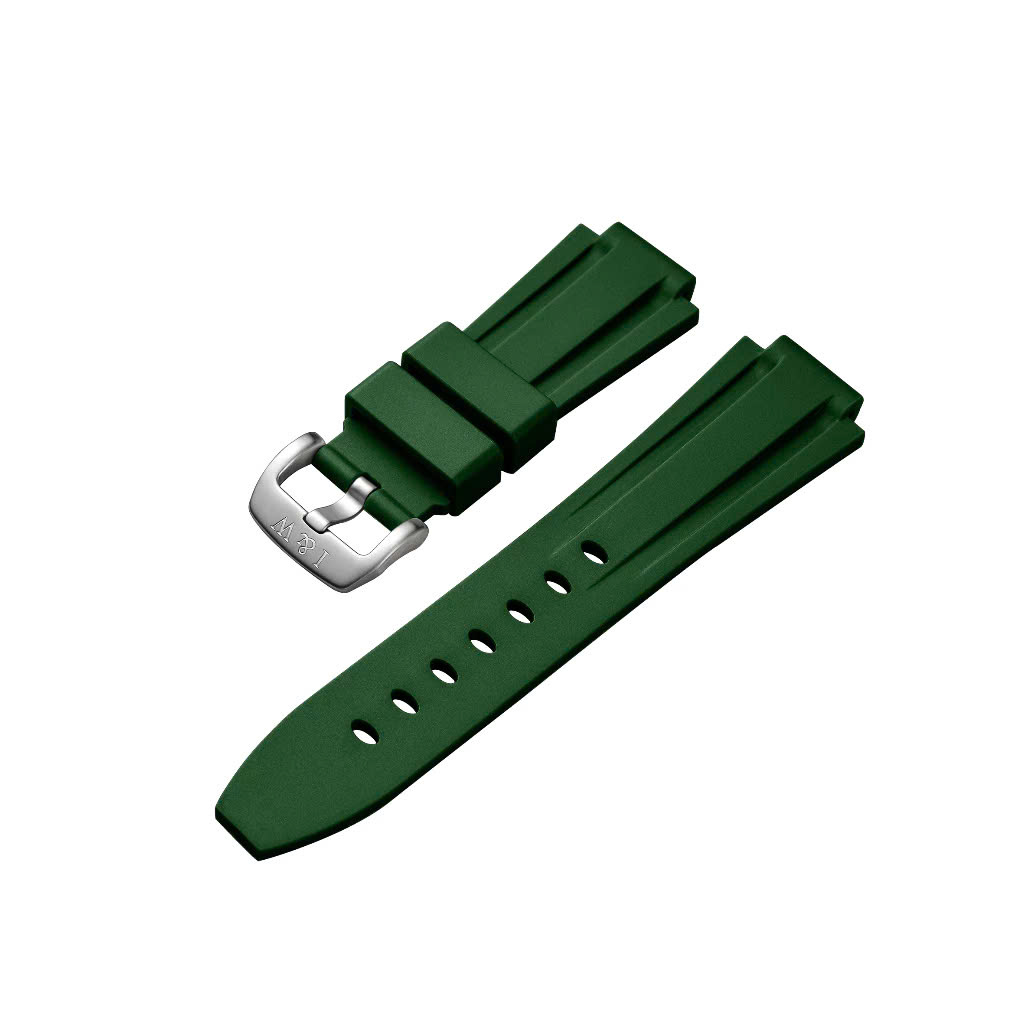 Mô tả Dây Silicon đồng hồ nam I&W Carnival chính hãng SL07 màu Đỏ- Khóa cài bền bỉ chống nước tuyệt đối - 6