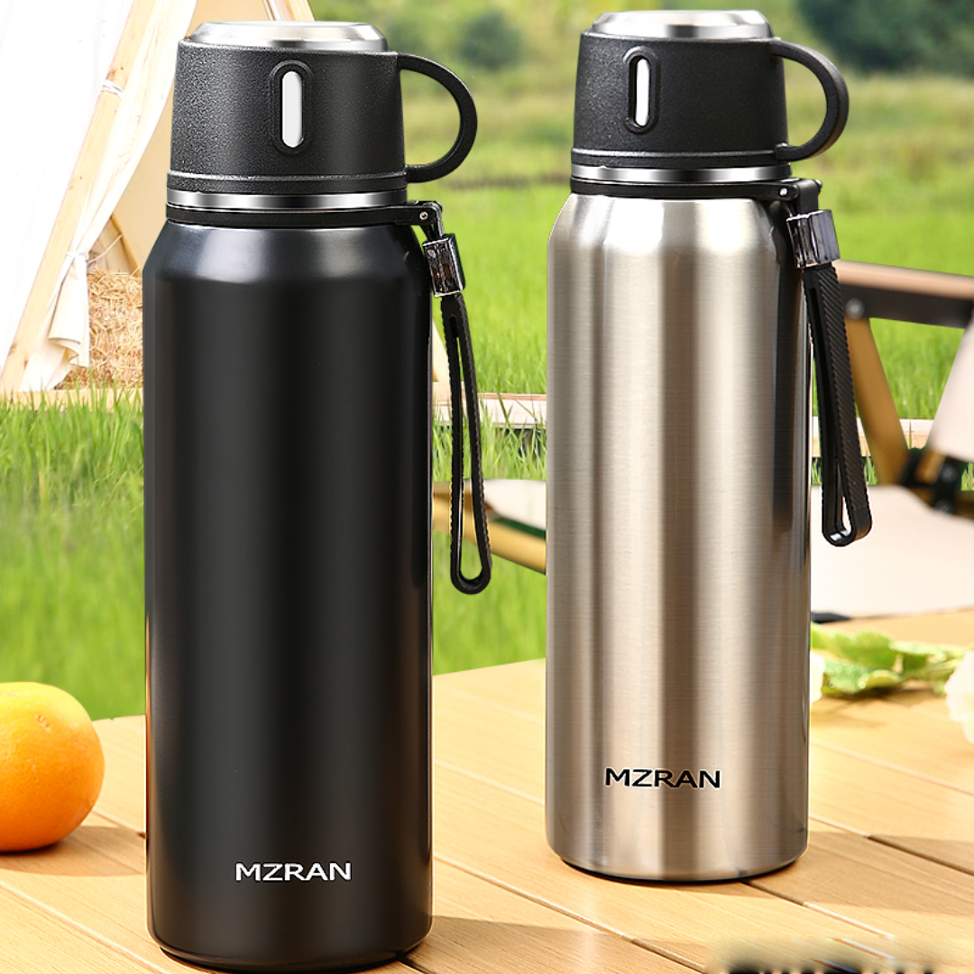 Mô tả Bình giữ nhiệt 48 tiếng  kèm cốc uống nước tiện lợi chất liệu inox 316 cao cấp - 1