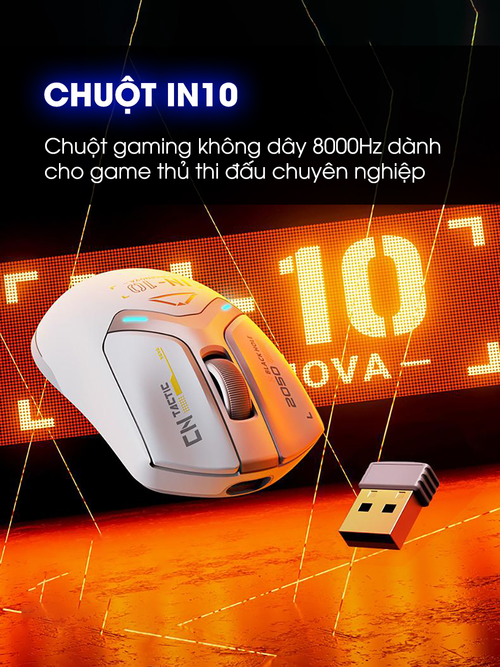 Chuột không dây gaming Sidotech Inphic IN10