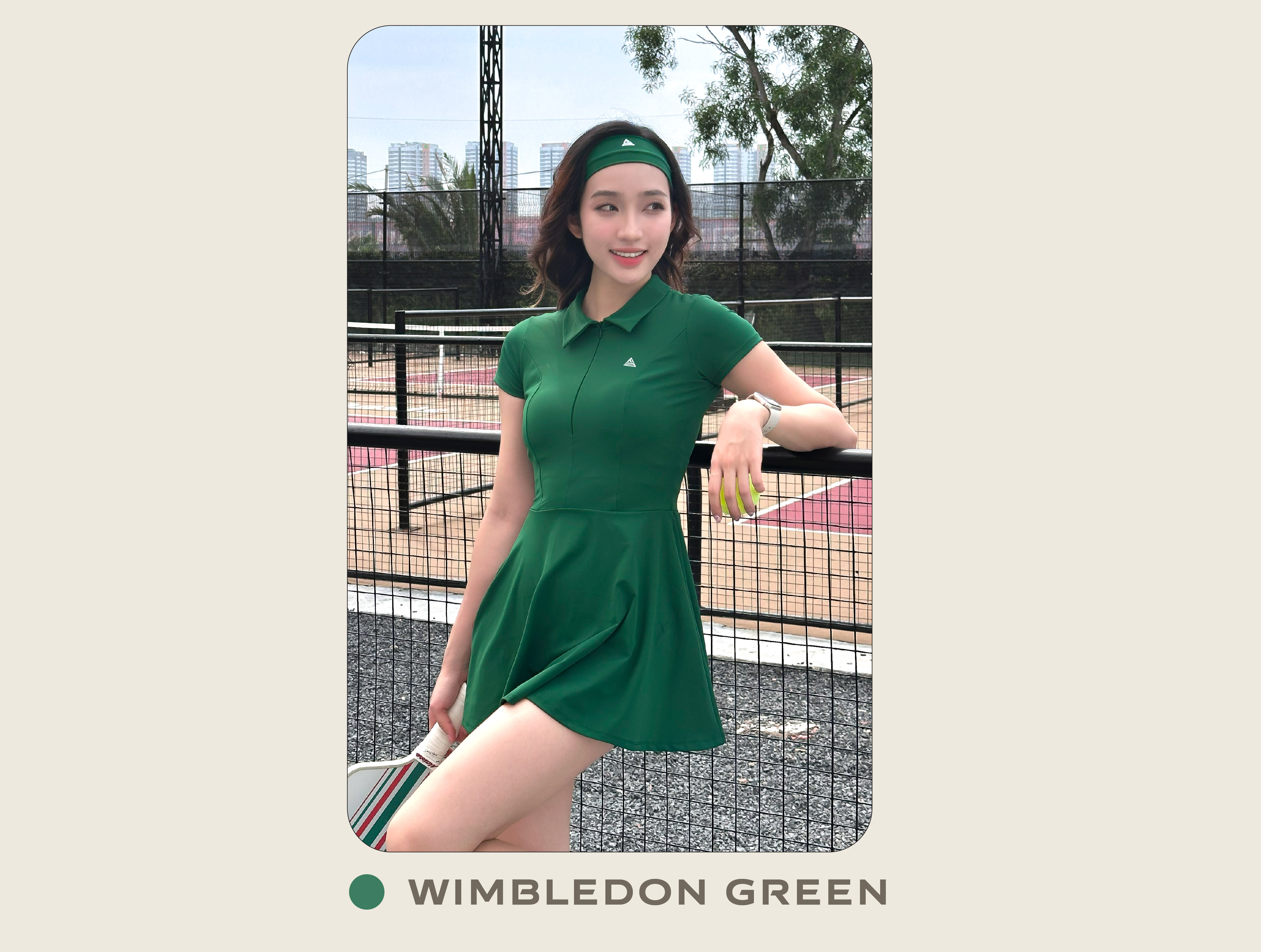 Mô tả Váy tennis thể thao nữ Fitme GOC pickleball tặng kèm quần bảo hộ chất liệu thun co giãn thoáng khí DTNN01 - 10
