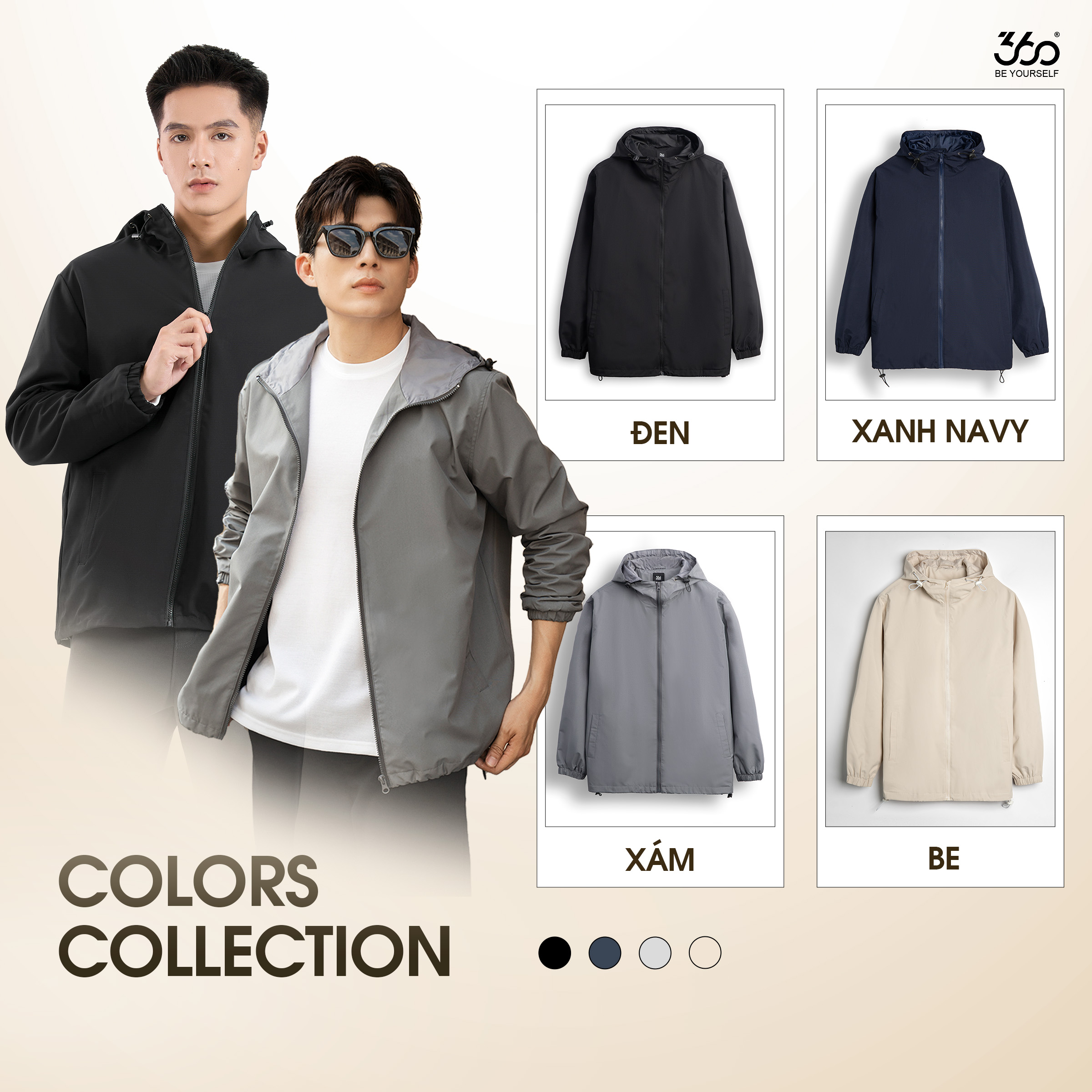 Áo khoác gió 360 Boutique - Chi tiết