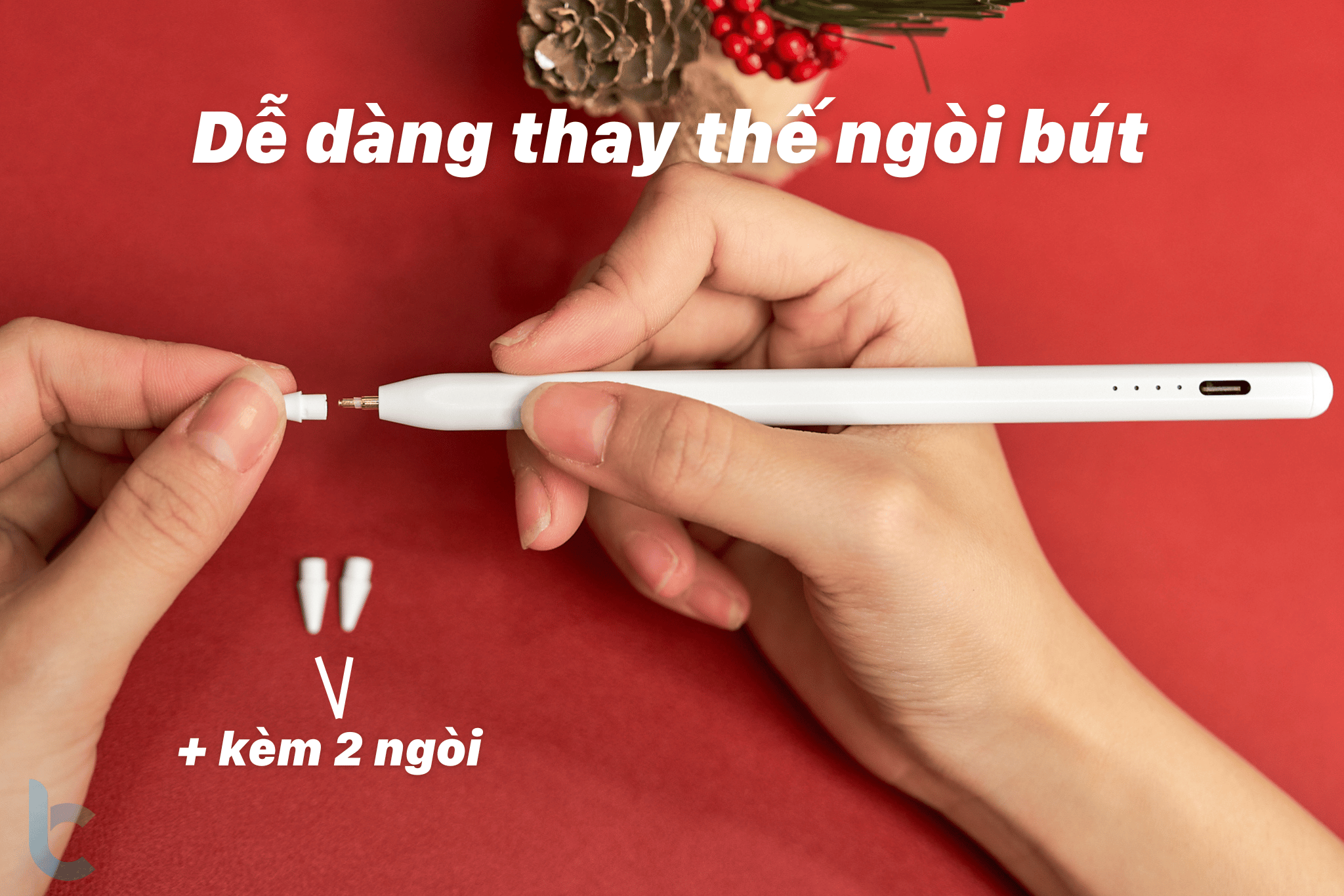 Mô tả Bút Cảm Ứng WiWU Pencil E Cảm Biến Chống Tì Tay, Nét Nghiêng Cho IPAD Pro M4/ Air 6 M2/ IPAD Từ 2018 Trở Lên - 2