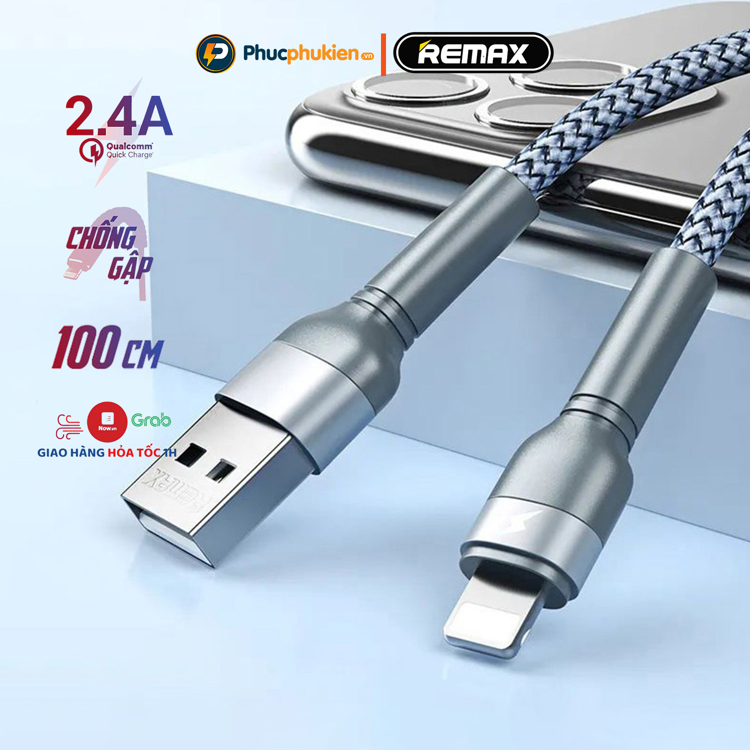 Ảnh dây sạc Remax 124i