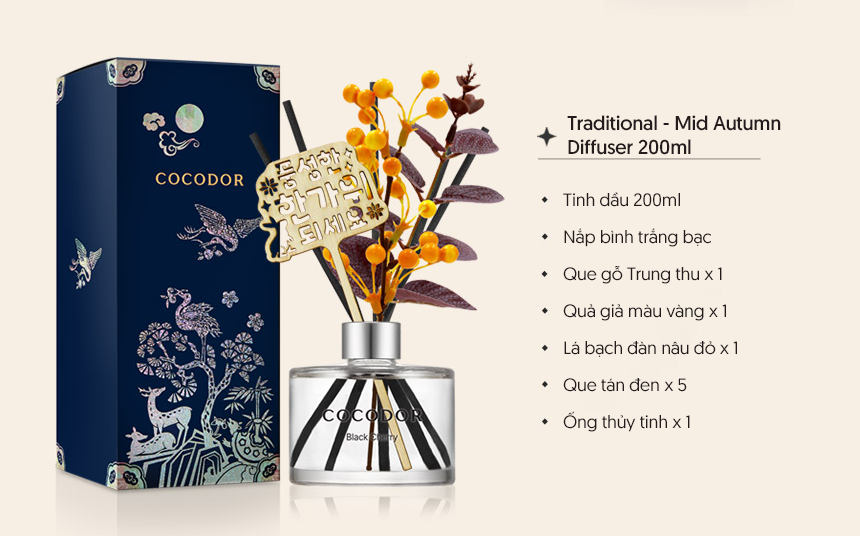 [MỚI] Tinh dầu tán hương Cocodor Korea Traditional Reed Diffuser phiên ...