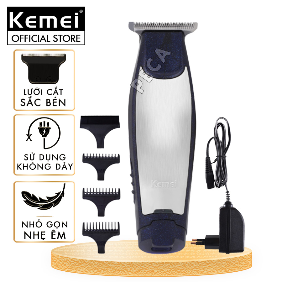 Mô tả Tông đơ chấn viền Kemei KM-5021 nhỏ gọn tiện lợi có thể khắc tóc, cạo đầu, tattoo tóc - Hàng chính hãng - 1
