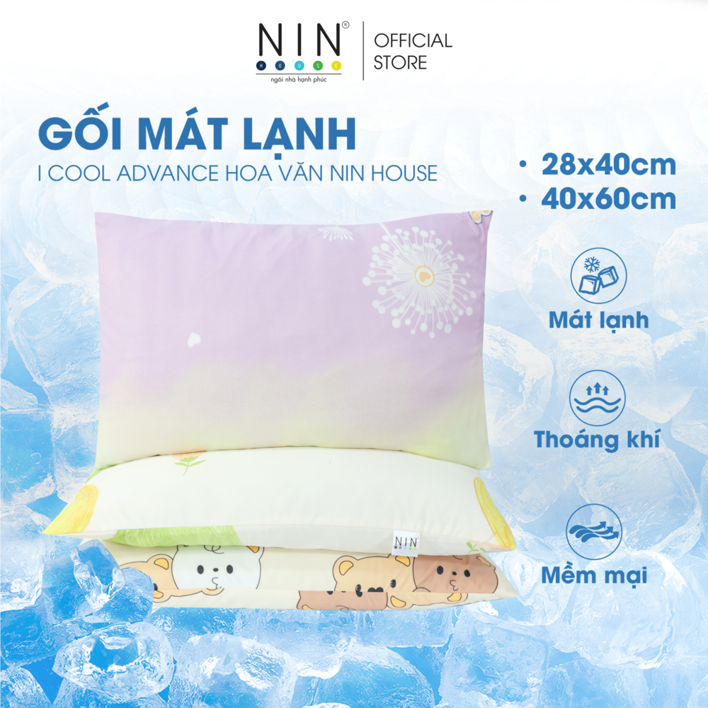 Mô tả RUỘT GỐI NẰM I COOL ADVANCE HOA VĂN NIN HOUSE NHIỀU KÍCH THƯỚC - 2