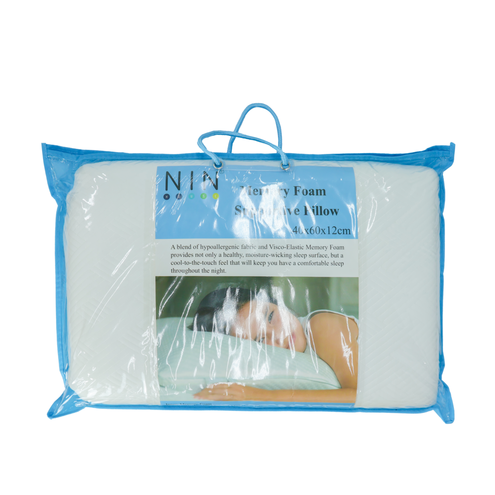 Mô tả Ruột gối cao su non hỗ trợ ngủ ngon NIN House 60x40x12cm cho người lớn, người già - 8
