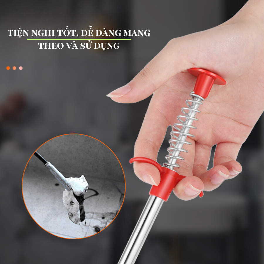 Cây Gắp Rác Ống Cống Dụng Cụ Gắp Rác Thông Cống Đa Năng Gắp Rác Bồn Cầu ...