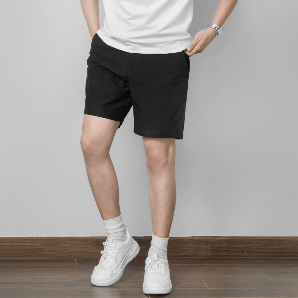 Quần short nam form trên gối phong cách Hàn Quốc