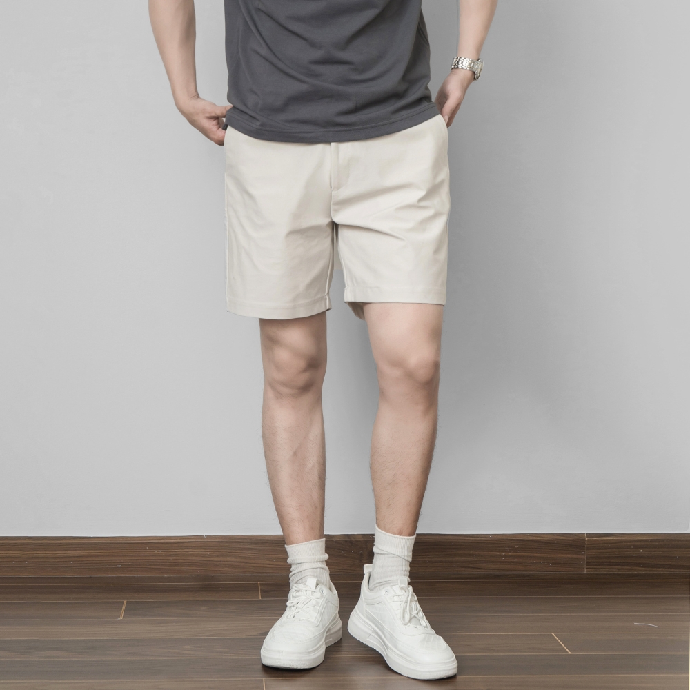 Quần short kaki nam SEREIN BAMI HOME đóng hộp cotton