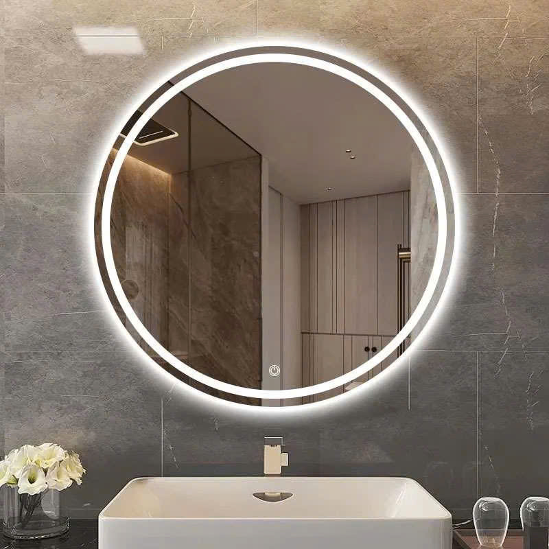 Mô tả Gương tròn treo tường led cảm ứng cao cấp VUADECOR kích thước theo yêu cầu - 7