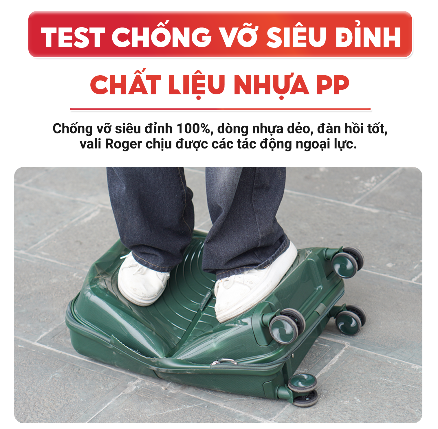 Mô tả Vali kéo SUNNY ROGER - size 20/24/28 inch nhựa PP chống vỡ, vali thời trang bền đẹp bảo hành 10 năm - 7