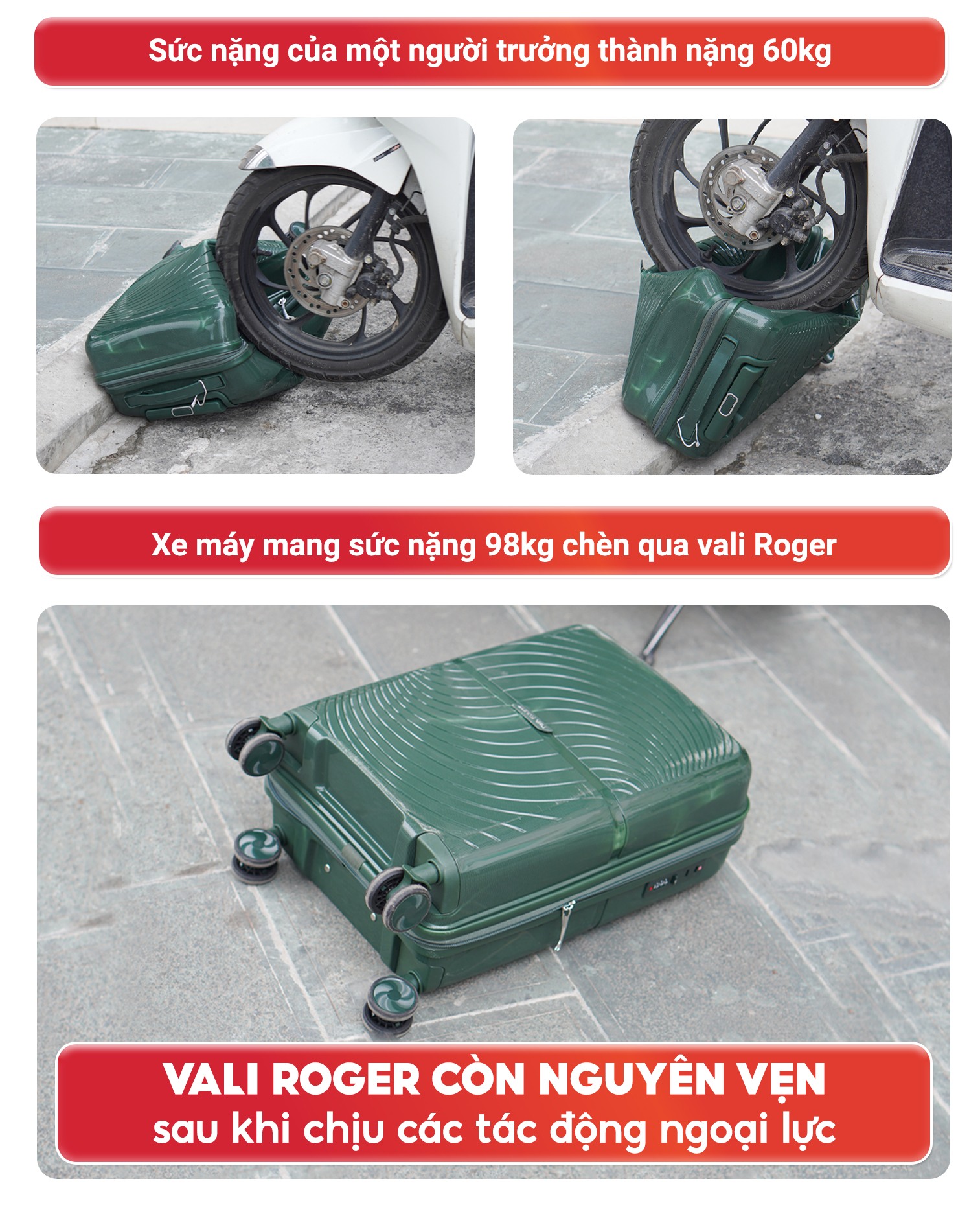 Mô tả Vali kéo SUNNY ROGER - size 20/24/28 inch nhựa PP chống vỡ, vali thời trang bền đẹp bảo hành 10 năm - 8