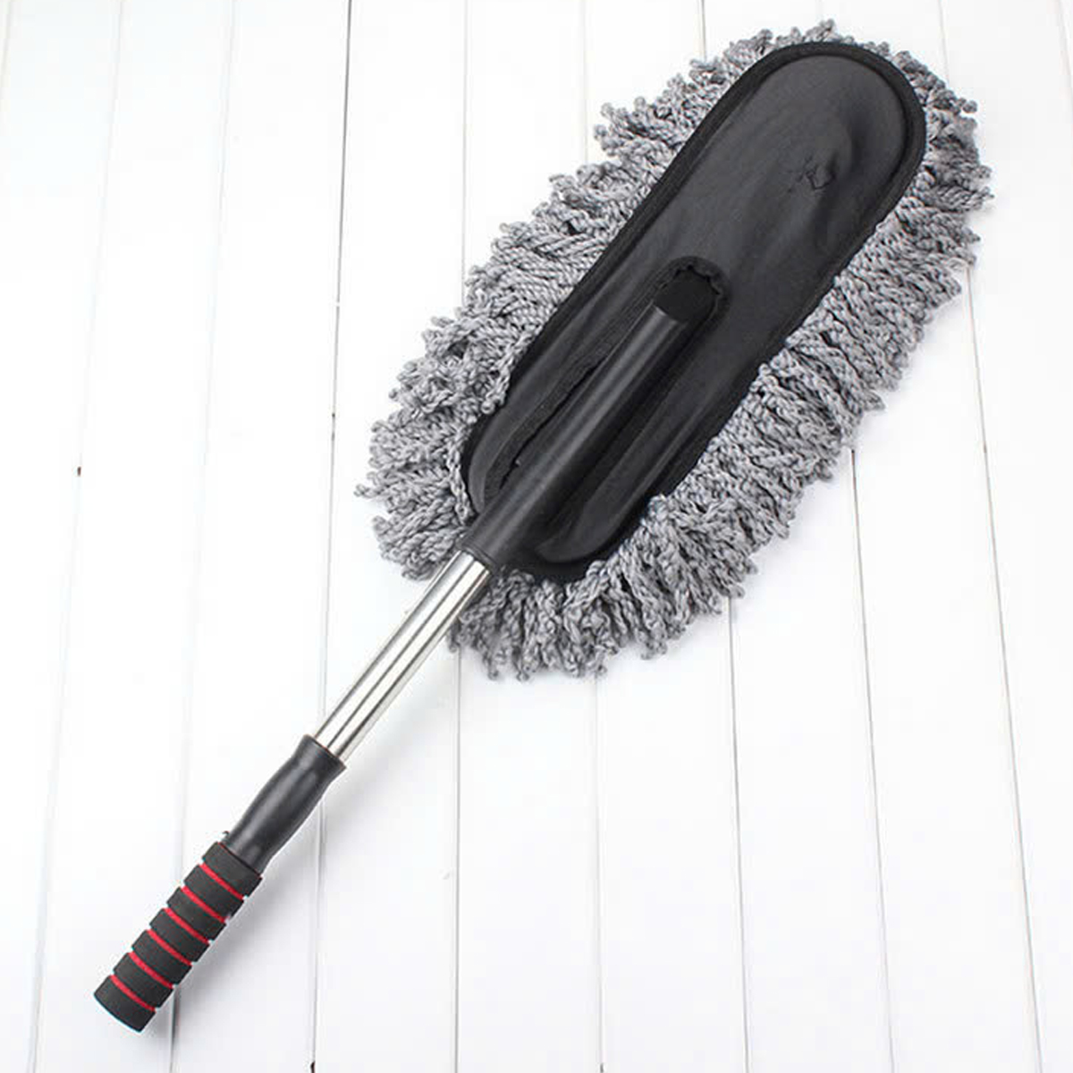 Mô tả Chổi Rửa Xe Ô Tô Chổi Lau Xe Đa Năng Chính Hãng Amalife Cán Có Thể Kéo Dài Sợi Microfiber Quang Dầu - 9