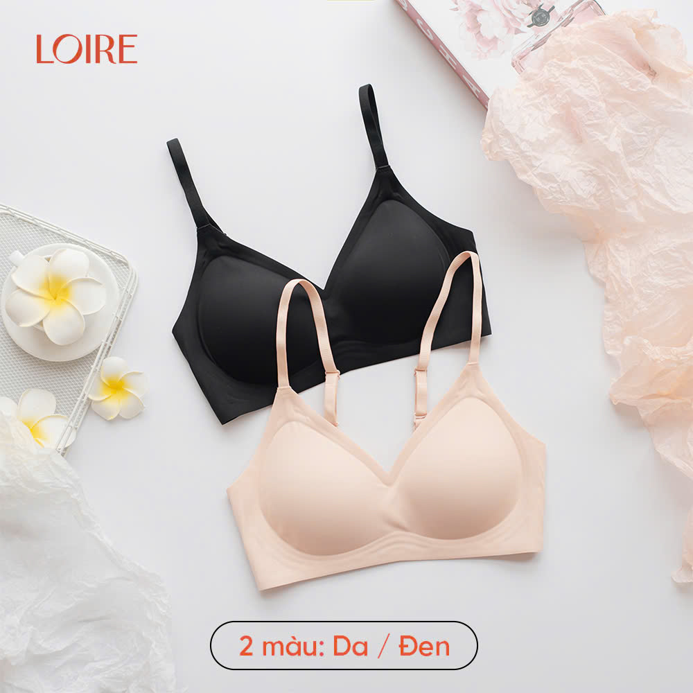 Mô tả Áo Lót Không Gọng Đệm Mỏng Ôm Gom Tốt Chất Su Đúc Tàng Hình Loirechic BRDE193 - 2