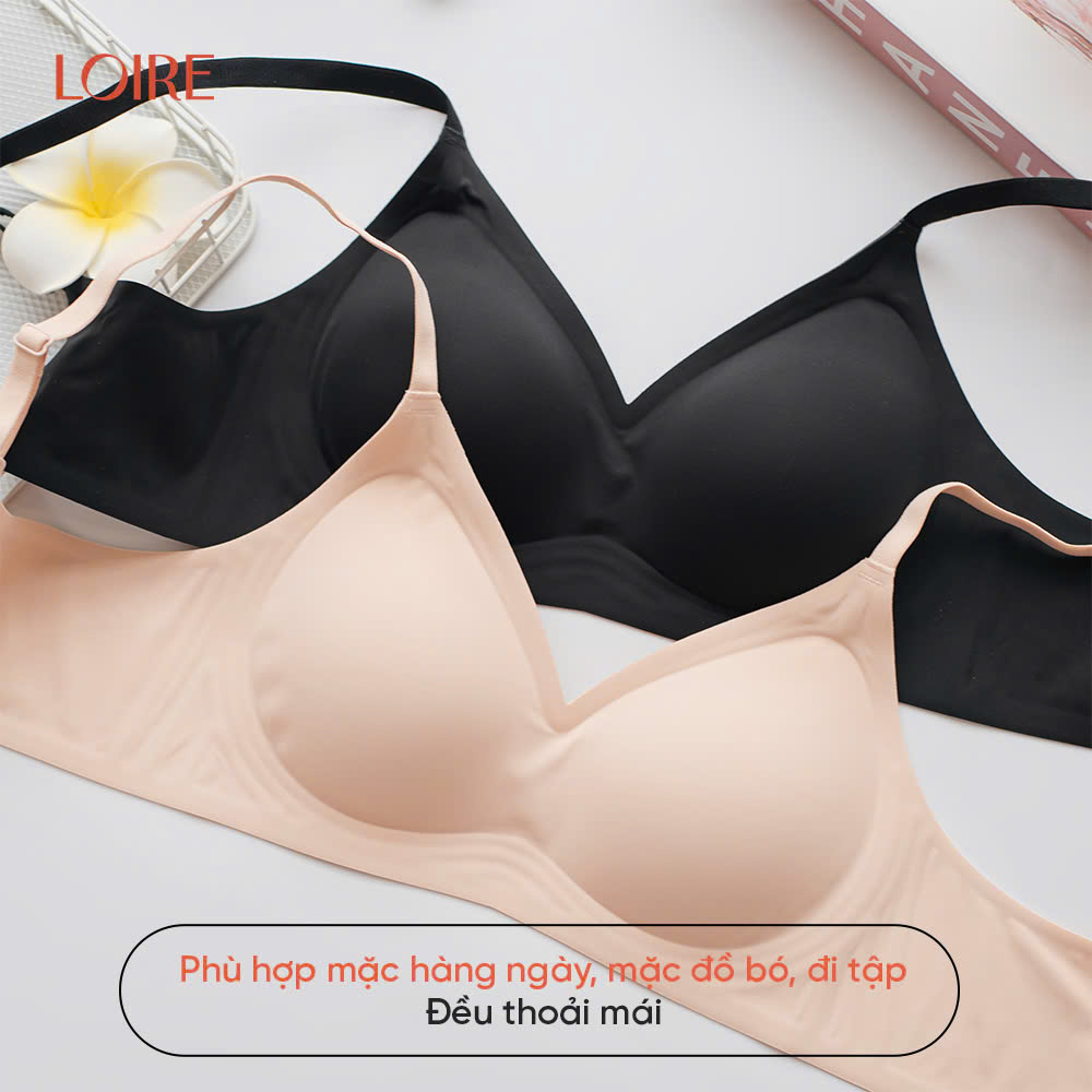 Mô tả Áo Lót Không Gọng Đệm Mỏng Ôm Gom Tốt Chất Su Đúc Tàng Hình Loirechic BRDE193 - 6