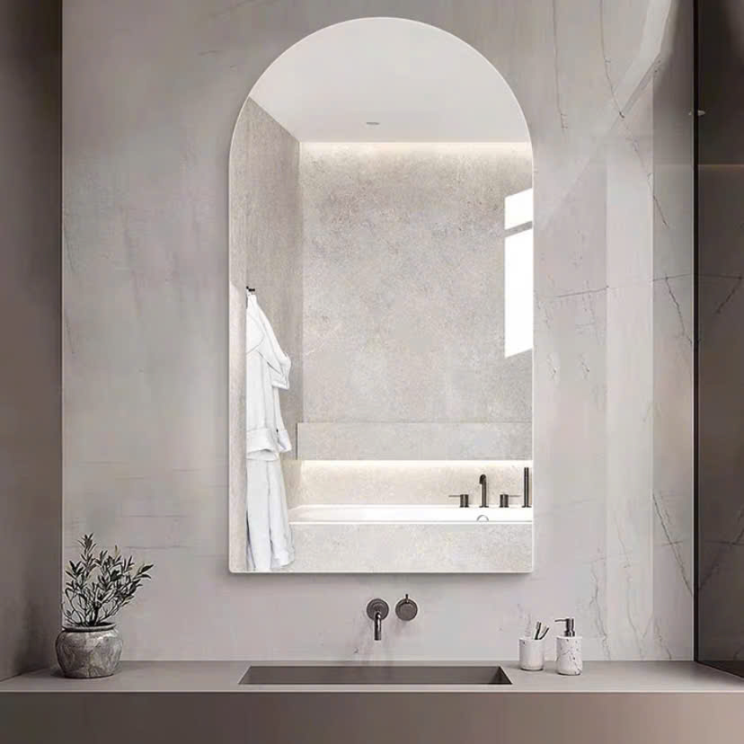 Mô tả Gương treo tường không khung mài xiết VUADECOR nhiều mẫu kích thước 70x90cm (Full phụ kiện) - 3