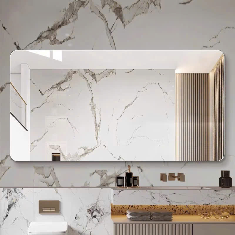 Mô tả Gương treo tường không khung mài xiết VUADECOR nhiều mẫu kích thước 70x90cm (Full phụ kiện) - 5