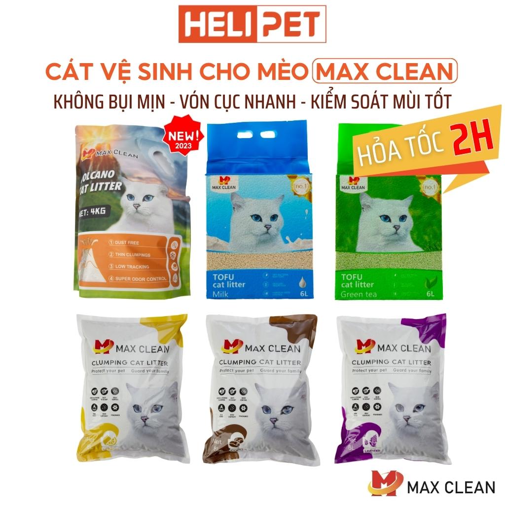 Mô tả Cát Đậu Nành Hạt Nhuyễn Max Clean 2.4Kg Vón Cục Không Bụi Chuyên Dùng Cho Máy Dọn Phân Mèo - 1