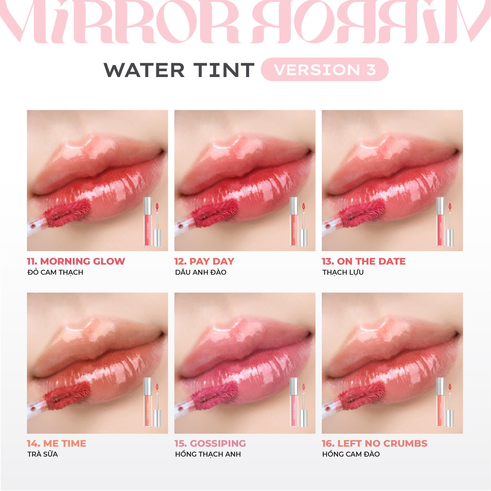 Mô tả Son tint bóng không dính bền màu Lemonade Mirror Mirror Water Tint 4g - 4