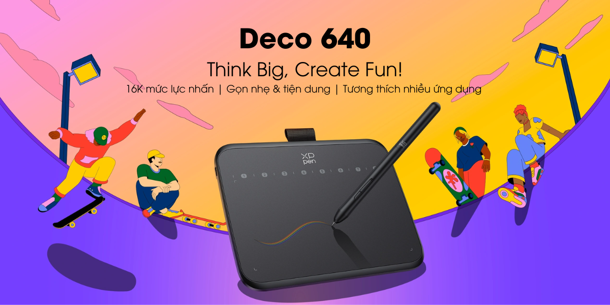Mô tả Bảng Vẽ Điện Tử XP-PEN Deco 640 - Bảng Vẽ Điện Đa Năng - 1