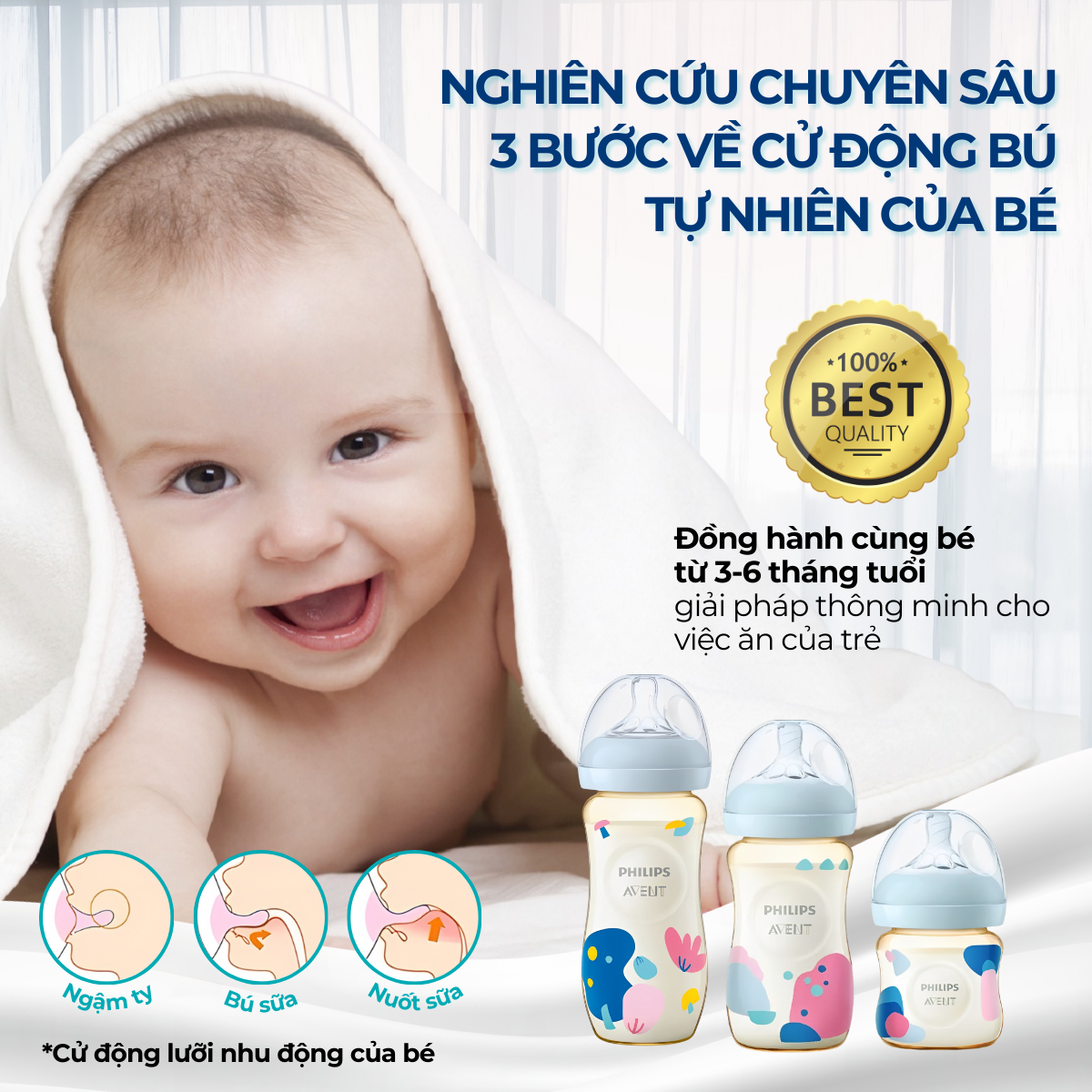 Mô tả Bình Sữa Philips Avent Cho Bé Sơ Sinh, Bình Sữa Mô Phỏng Tự Nhiên PPSU Chống Đầy Hơi Sặc Sữa - 7