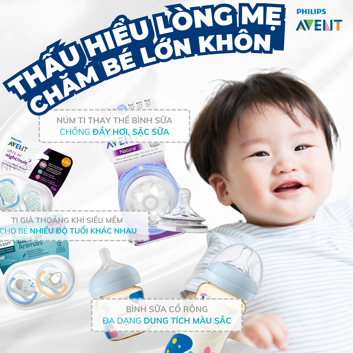 Mô tả Bình Sữa Philips Avent Cho Bé Sơ Sinh, Bình Sữa Mô Phỏng Tự Nhiên PPSU Chống Đầy Hơi Sặc Sữa - 8