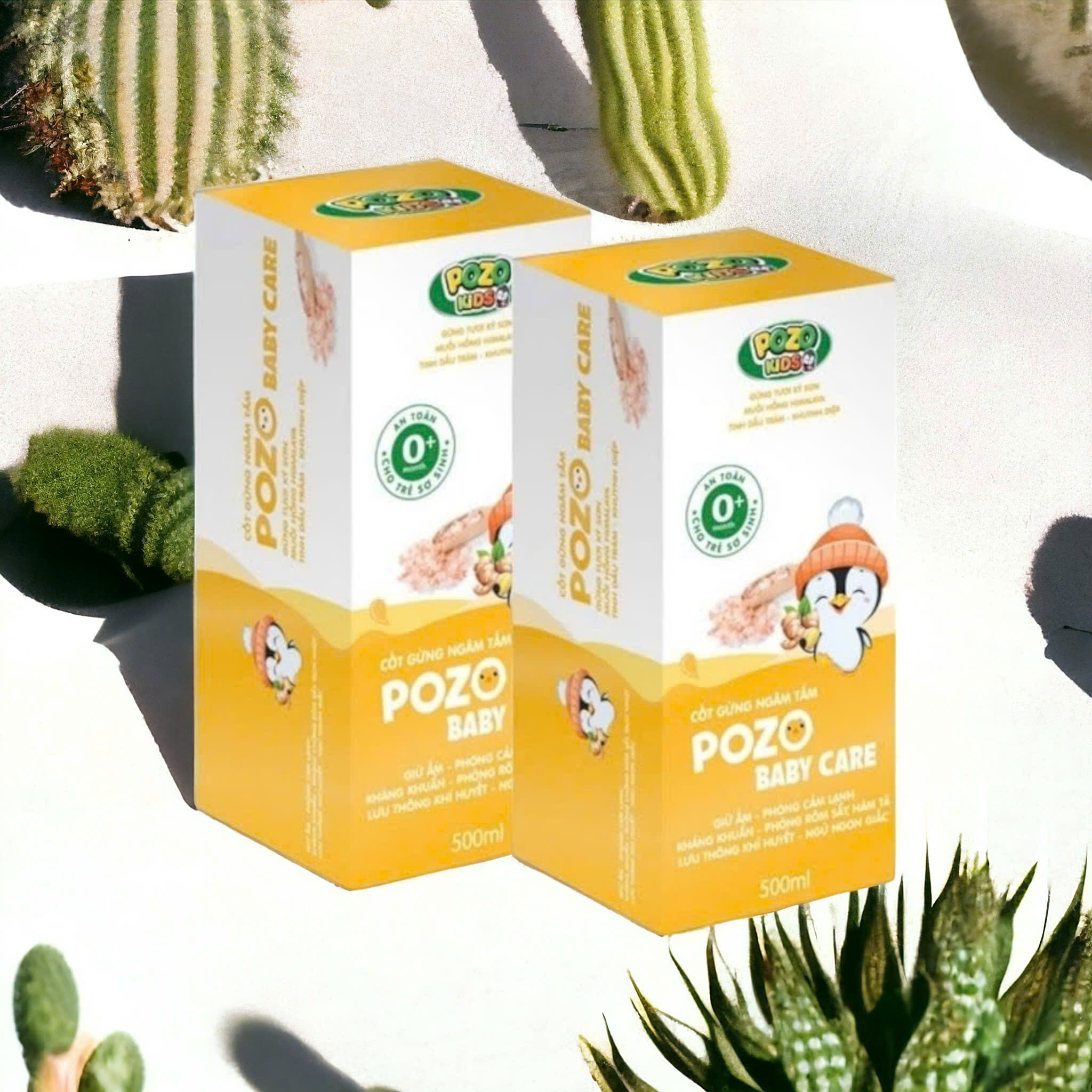 Mô tả Nước Cốt Gừng Pozokid Giữ Ấm Cho Bé COMBO 2 HỘP TIẾT KIỆM - 2