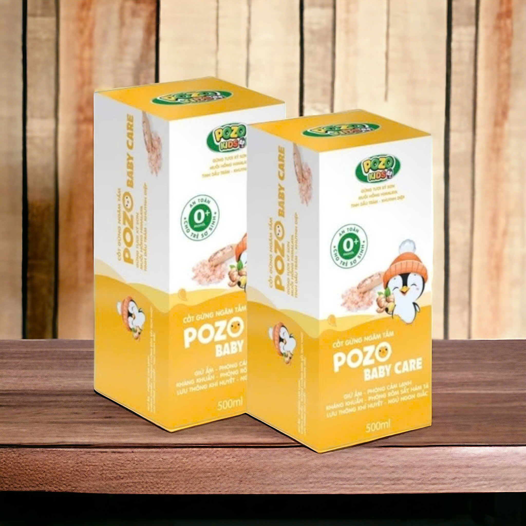 Mô tả Nước Cốt Gừng Pozokid Giữ Ấm Cho Bé COMBO 2 HỘP TIẾT KIỆM - 5