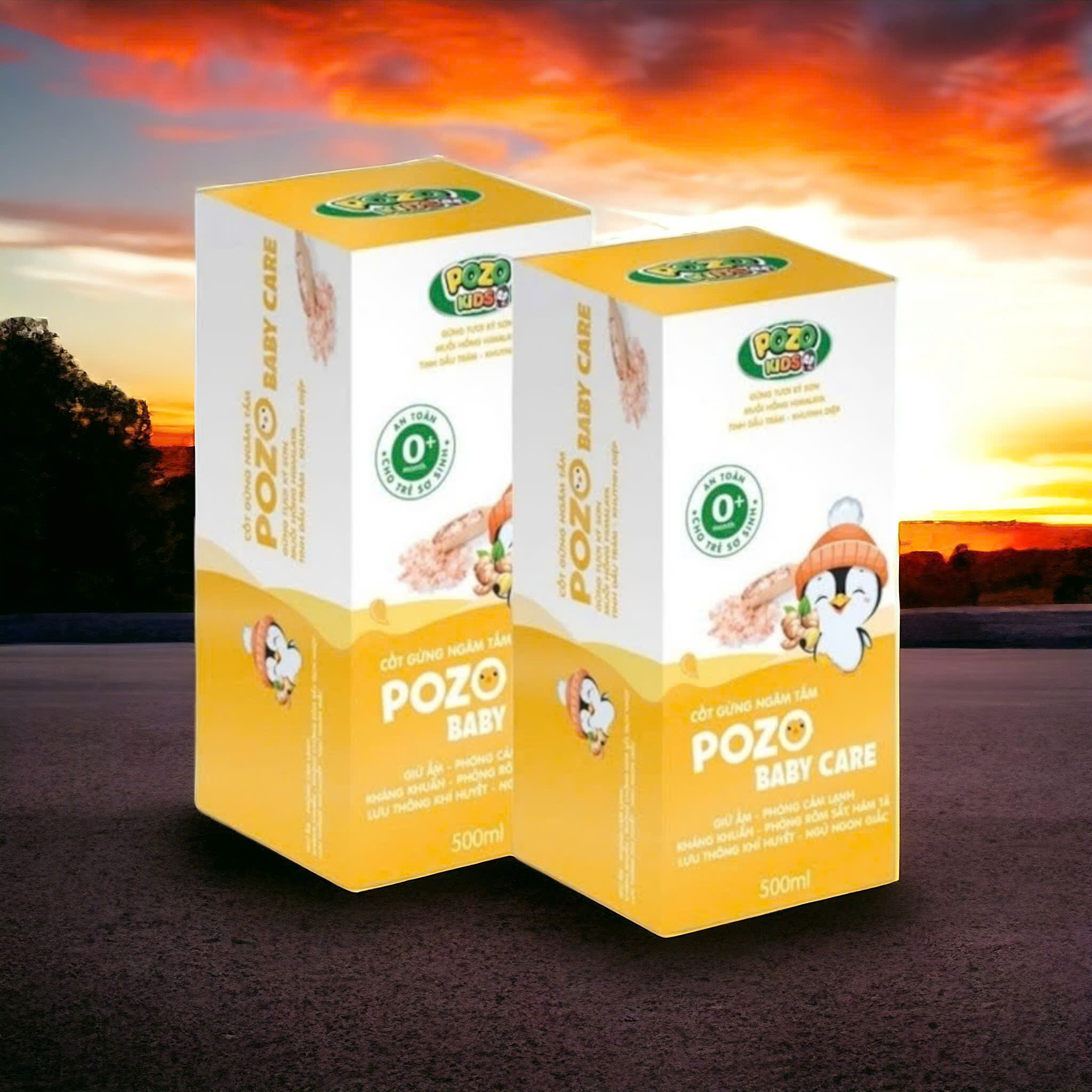 Mô tả Nước Cốt Gừng Pozokid Giữ Ấm Cho Bé COMBO 2 HỘP TIẾT KIỆM - 4