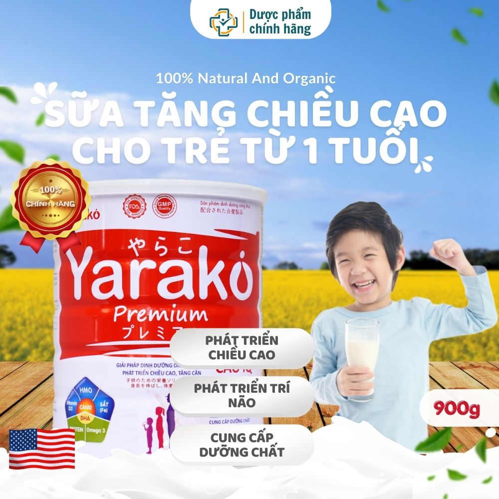 Sữa Tăng Chiều Cao YARAKO PREMIUM CAOIQ Giúp Cho Trẻ Phát Triển Chiều ...